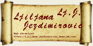 Ljiljana Jezdimirović vizit kartica